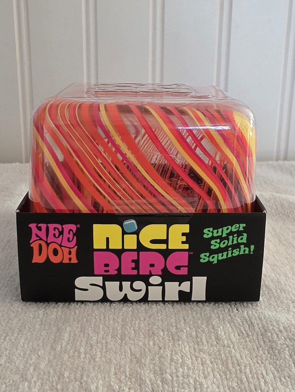 Needoh Nice Berg Swirl YELLOW, PINK & ORANGE